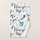 Amour Serviettes De Bain Set (Serviette à main)