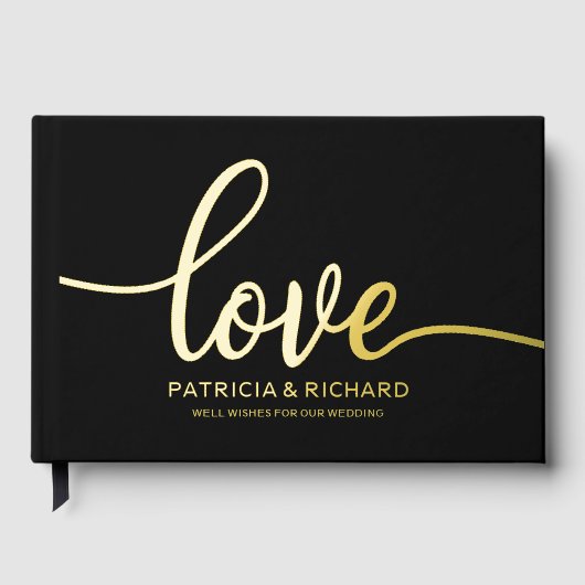 Amour Simple Chic Calligraphie Mariage (Recto)