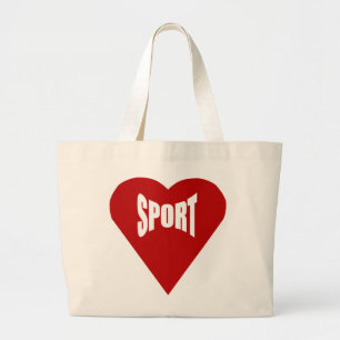 AMOUR SPORT biedt een volledig natuurlijk Jumbo  Grote Tote Bag