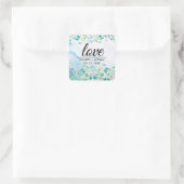 Amour. Stickers Mariage Fleur sauvage du printemps (Sac)