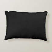"Amour" sur Coussin d'Accent Noir & Blanc (Dos)