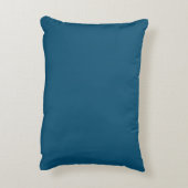 "Amour" sur un joli coussin d'accent bleu et blanc (Dos(Vertical))