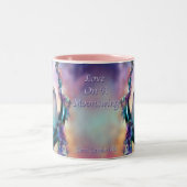 Amour sur une tasse d'oscillation de lune (Centre)