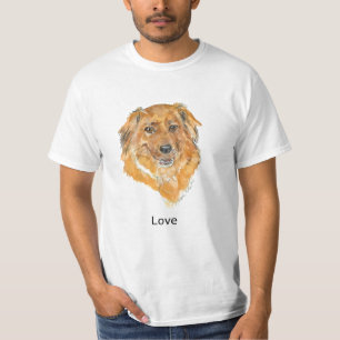 Amour : T-shirts de pensées de chien