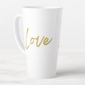 Amour Tall Latte Mug (Angle gauche)