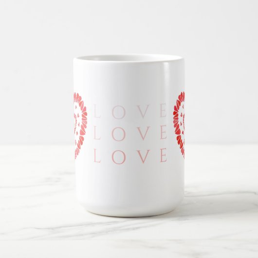 AMOUR Tall White Mug (Centre)