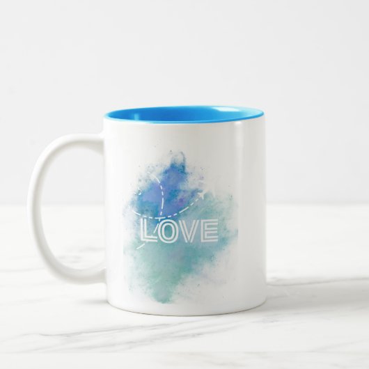 Amour thème Mug (Gauche)