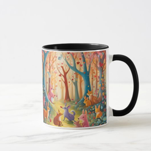 Amour thème valentines jour mug (Droite)