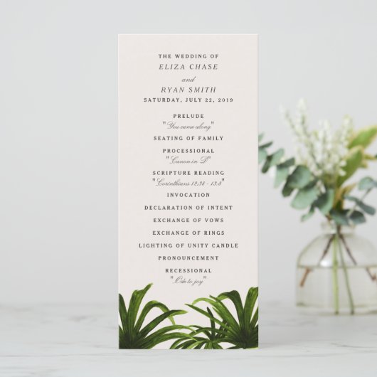 Amour tropical / Programme (Debout devant)