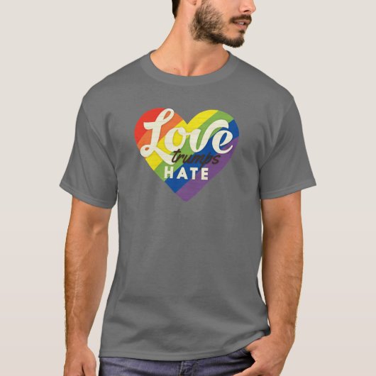 Amour Trump Hate Remembrance Tshirt II (Devant)