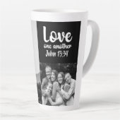Amour Un Autre Jean 13:34 Latte Mug Personnalisé (Angle droit)