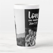 Amour Un Autre Jean 13:34 Latte Mug Personnalisé (Devant)