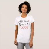 Amour V - T-shirt de cou (Devant entier)