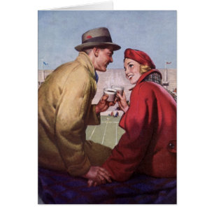 Amour vintage et romance, Couple au jeu de footbal
