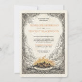 Amour Vintage | Faire-Part de Mariage Tarot (Devant)