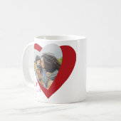 amour vous photo coeur café tasse (Devant gauche)