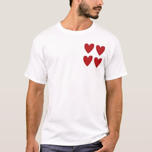 "Amour", Wit T-shirt (Voorkant)