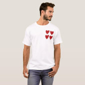 "Amour", Wit T-shirt (Voorkant volledig)