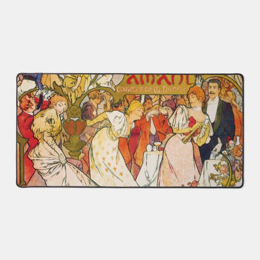 Amoureux, Alphonse Mucha (Recto)