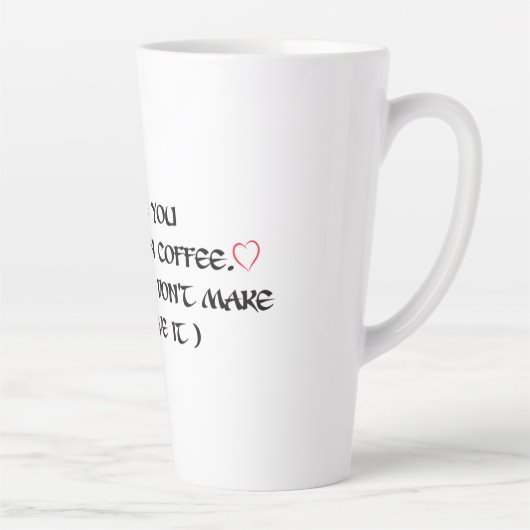 Amoureux café latte tasse (Droite)