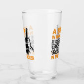 Amoureux de bière amusante art du monde Verre (Gauche)