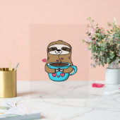 Amoureux De Café Chibi Sloth - Cute Kawaii Sloth H (Mariage)