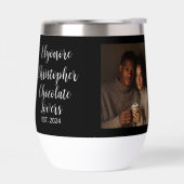 Amoureux de chocolat Noms personnalisés Établ. Pho (Gauche)