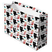 Amoureux de cinéma fête carrelage sac cadeau (Dos Angle)