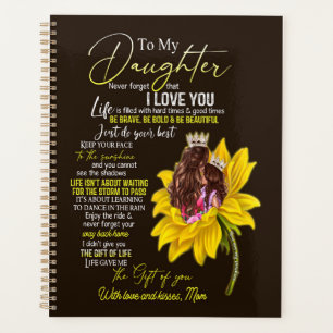 Amoureux de la fille À ma fille amour maman