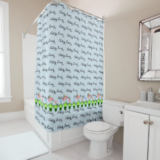 "Amoureux de la nature" Beau rideau de douche