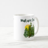 Amoureux de la nature Mug (Devant droit)