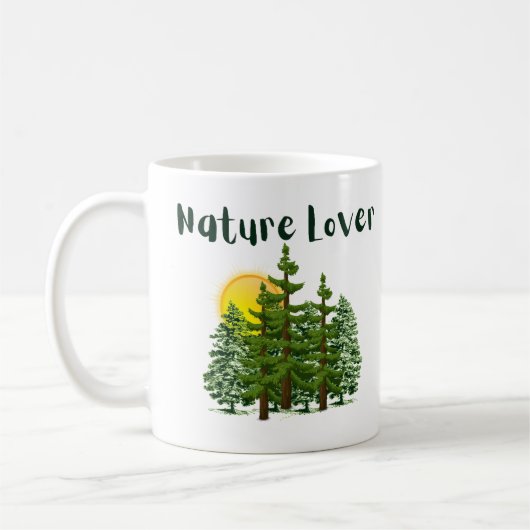 Amoureux de la nature Mug (Gauche)