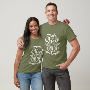 amoureux de la pêche mot art T-Shirt
