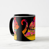AMOUREUX DE LES CHATS CAT FANCY Novelty Mug (Devant gauche)