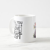 Amoureux de les chats Mug avec des proverbes (Devant gauche)