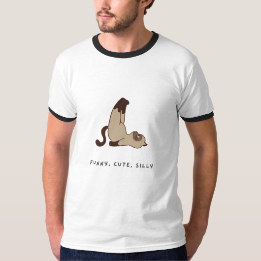 Amoureux de les chats T-shirt drôle & mignon (Devant)