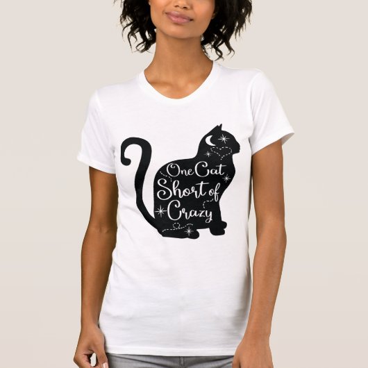 amoureux de les chats Un Chat À Moins D'Un T-Shirt (Devant)
