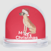 Amoureux de les chiens amusant Rouge Joyeux Noël (Arrière)