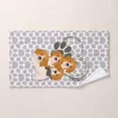 Amoureux de les chiens de Kooikerhondje (Serviette à main)