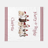Amoureux de les chiens drôle couverture de Noël av (Devant (Horizontal))
