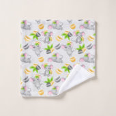 amoureux de souris carrelées (Gant de toilette)