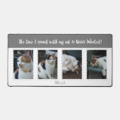 Amoureux des animaux chats 4 photo nom blanc gris (Recto)