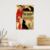 amoureux des animaux, poster vintage (Cuisine)