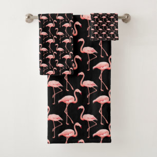 Amoureux des animaux tropical d'oiseaux roses à m