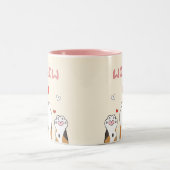 amoureux des chats café Mug (Centre)