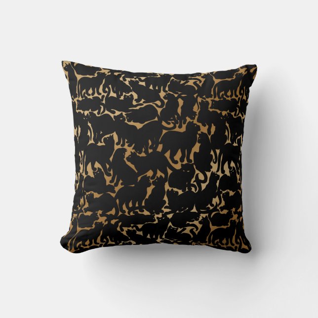 Amoureux des chats Coussin Chat Jeter des oreiller (Recto)