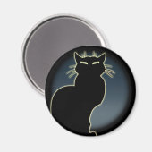 Amoureux des chats Magnet Cat Art Fridge Personnal (Recto/Verso)