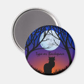 Amoureux des chats Magnet Cat Art Fridge Personnal (Recto/Verso)