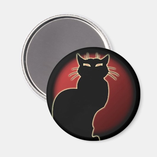 Amoureux des chats Magnet Cat Art Fridge Personnal (Recto/Verso)
