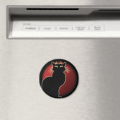 Amoureux des chats Magnet Cat Art Fridge Personnal (In Situ (Lave-vaisselle))